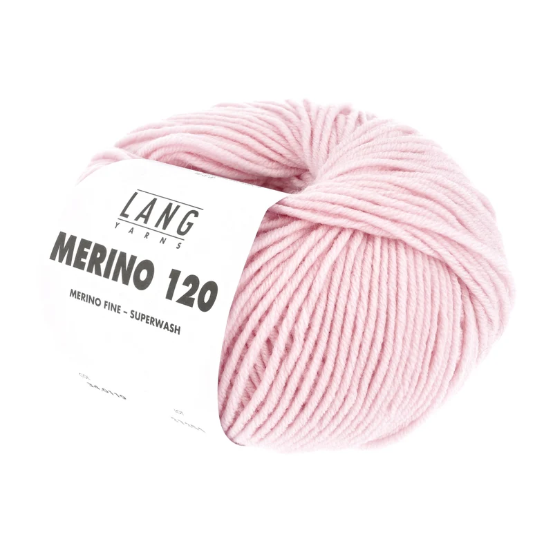 Lang Yarns Merino 120 0119 Hellrosa