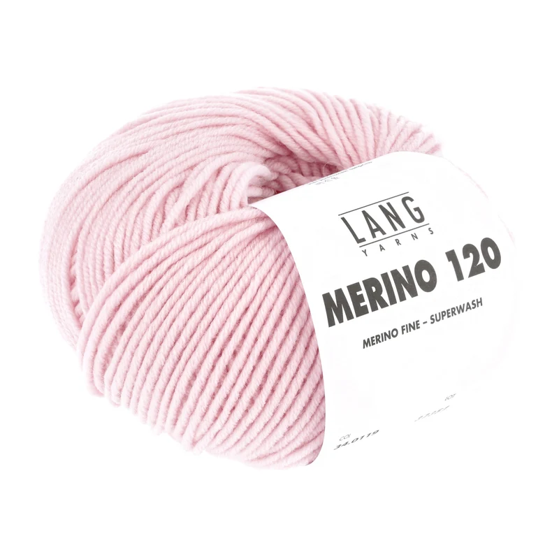 Lang Yarns Merino 120 0119 Hellrosa