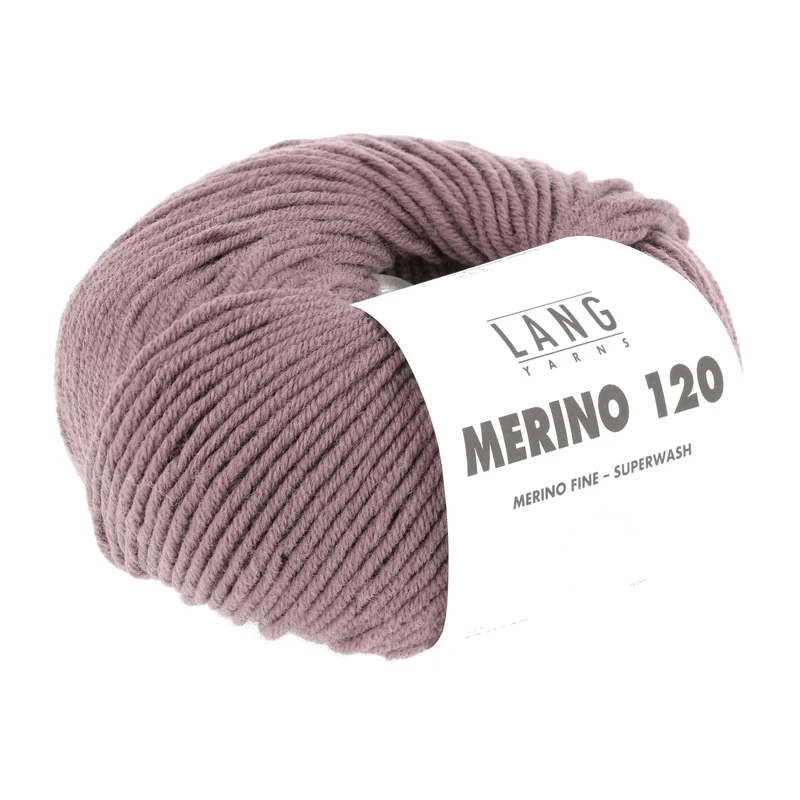 Lang Yarns Merino 120 0148 Dunkles Altviolett