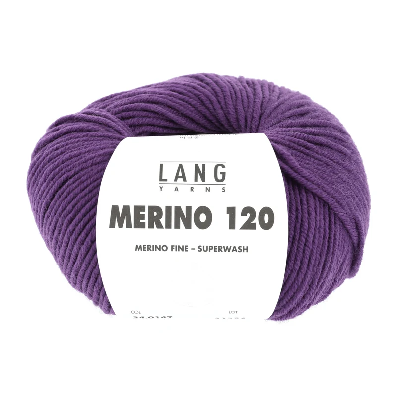 Lang Yarns Merino 120 0147 Flieder