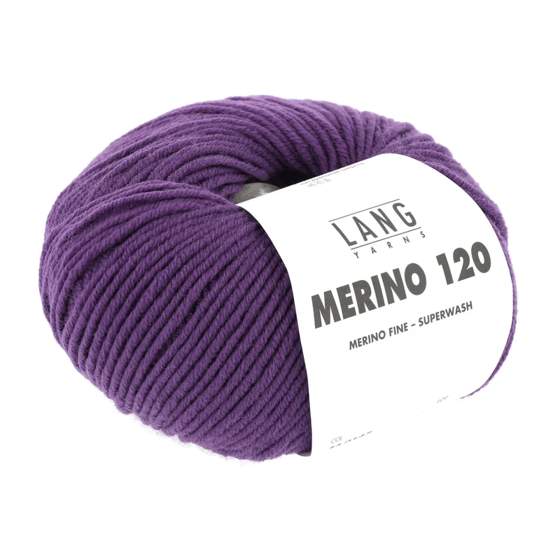 Lang Yarns Merino 120 0147 Flieder