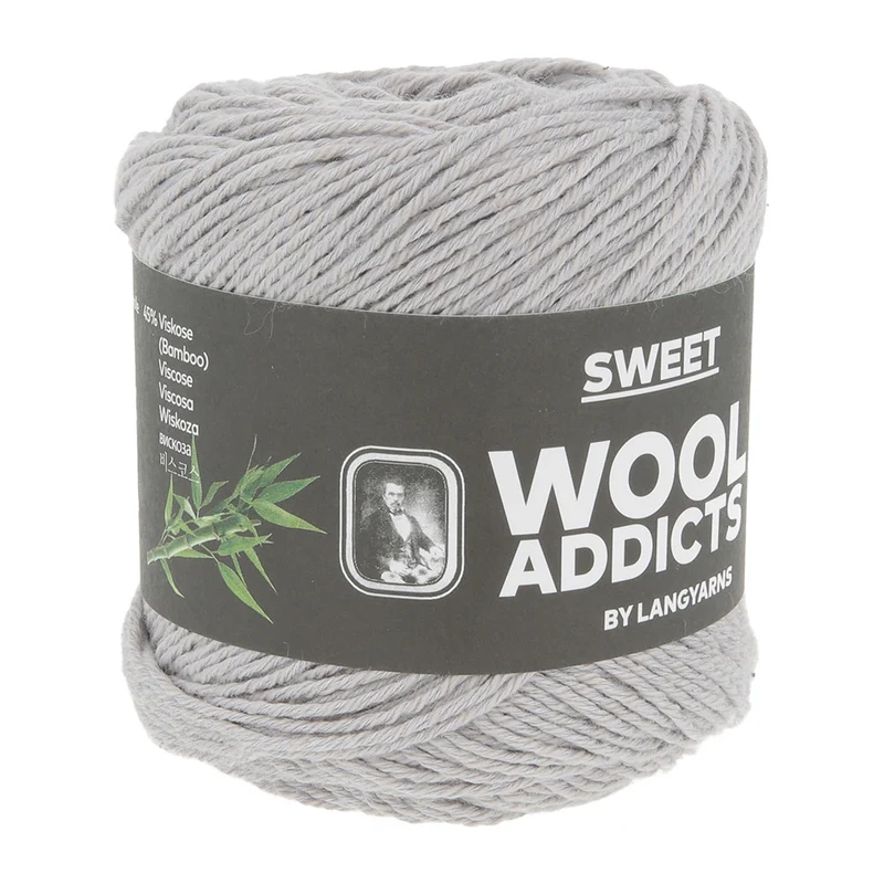 Lang Yarns Wooladdicts Sweet 0024 Grau