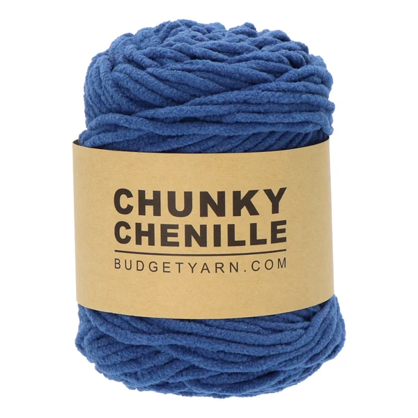 BudgetYarn Chunky Chenille 060 Marineblau