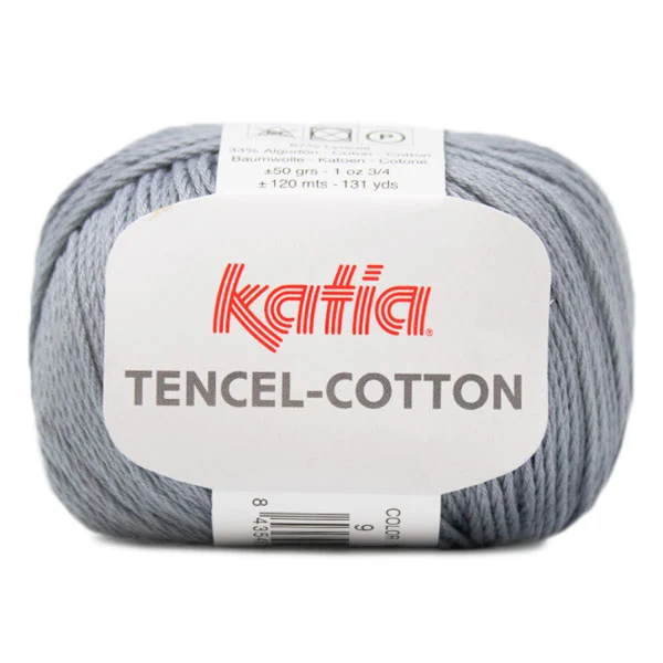 Katia Tencel-Baumwolle 009 Mittelgrau