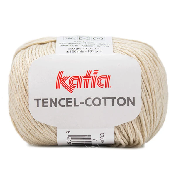 Katia Tencel-Baumwolle 007 Hellbeige