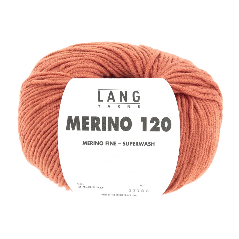 Lang Yarns Merino 120 0159 Mandarine