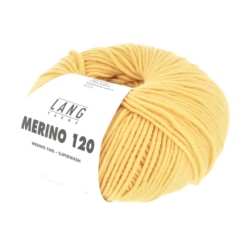 Lang Yarns Merino 120 0149 Goldgelb