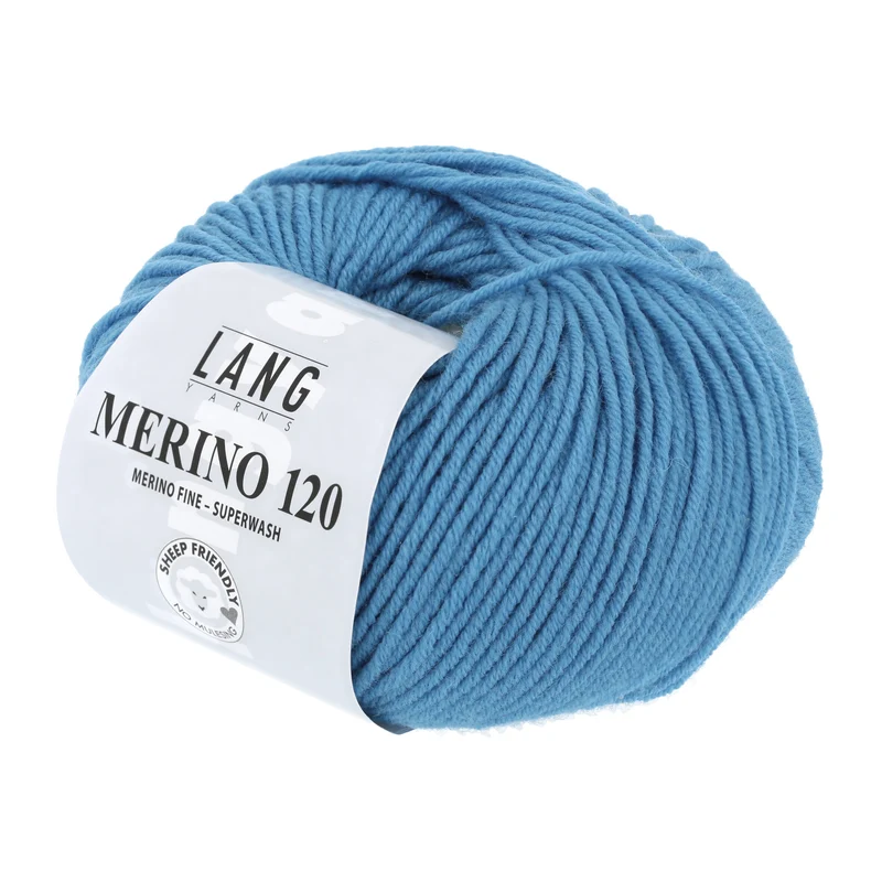 Lang Yarns Merino 120 0178 Dunkel türkis