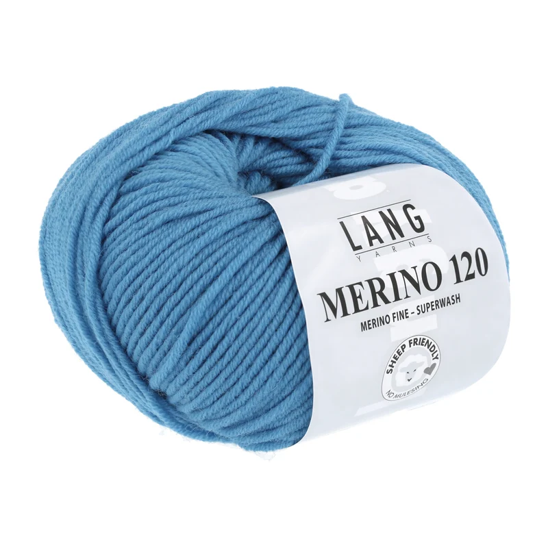 Lang Yarns Merino 120 0178 Dunkel türkis
