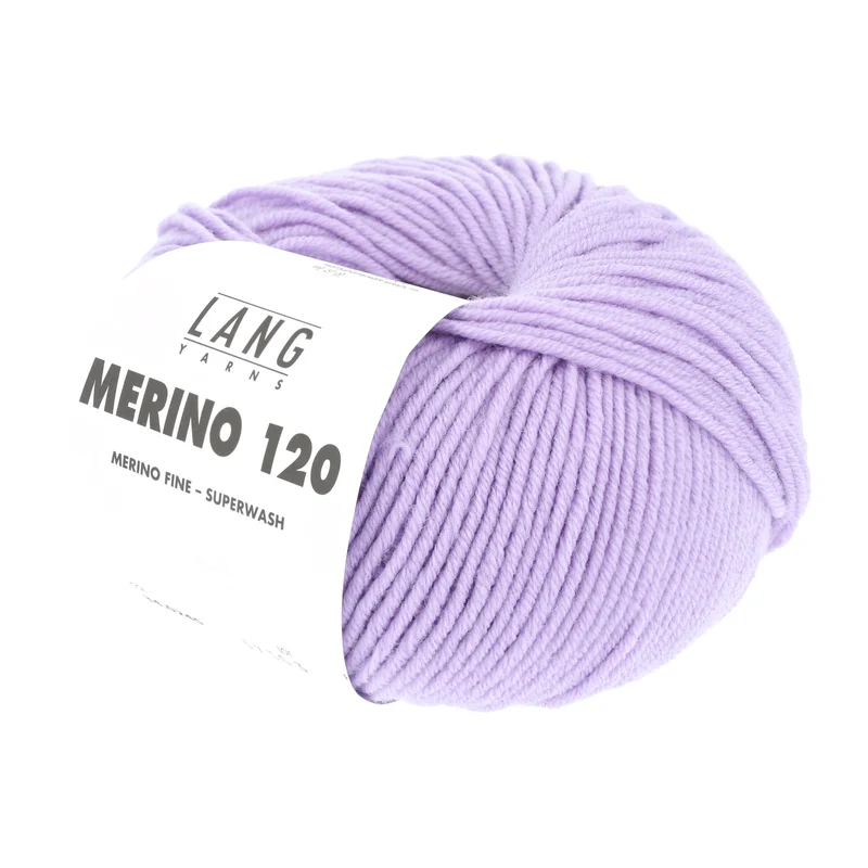Lang Yarns Merino 120 0245 Hellflieder