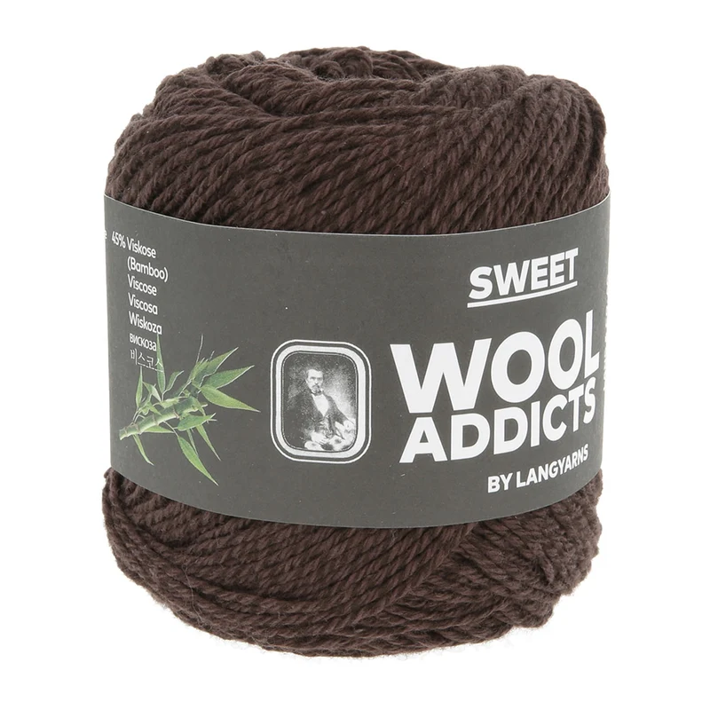 Lang Yarns Wooladdicts Sweet 0068 Espresso