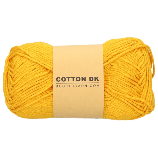 BudgetYarn Cotton DK 015 Senfgelb