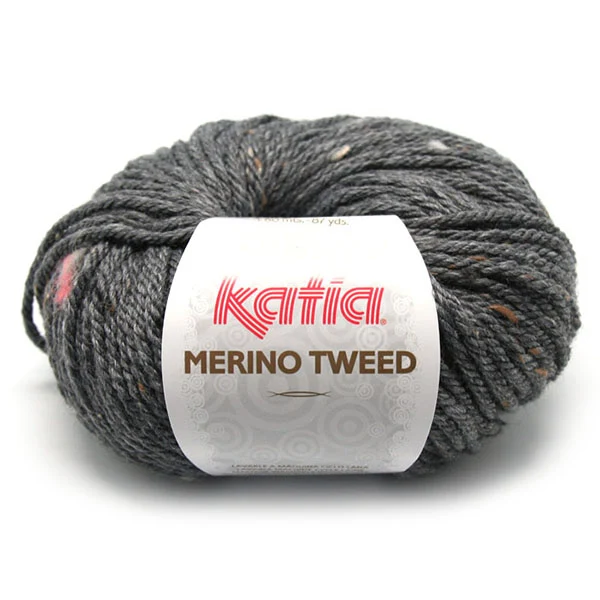Katia Merino Tweed 308 Dunkelgrau