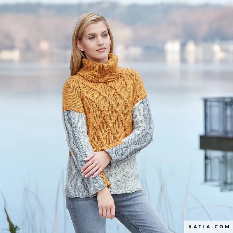 Katia Merino Tweed 308 Dunkelgrau