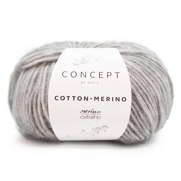 Katia Cotton-Merino 106 Hellgrau
