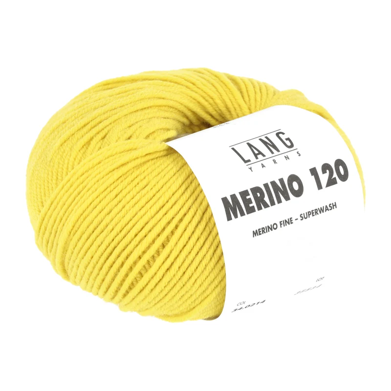 Lang Yarns Merino 120 0214 Gelb