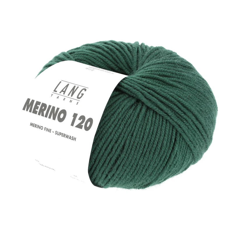 Lang Yarns Merino 120 318 Dunkelgrün