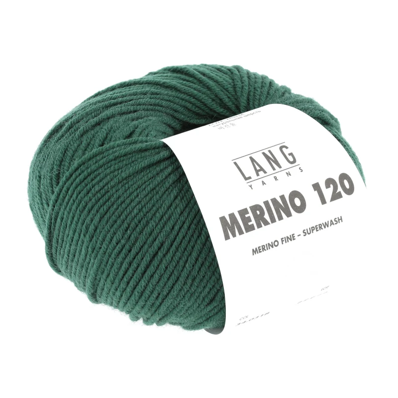 Lang Yarns Merino 120 318 Dunkelgrün