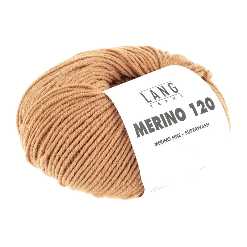 Lang Yarns Merino 120 0511 Cognac