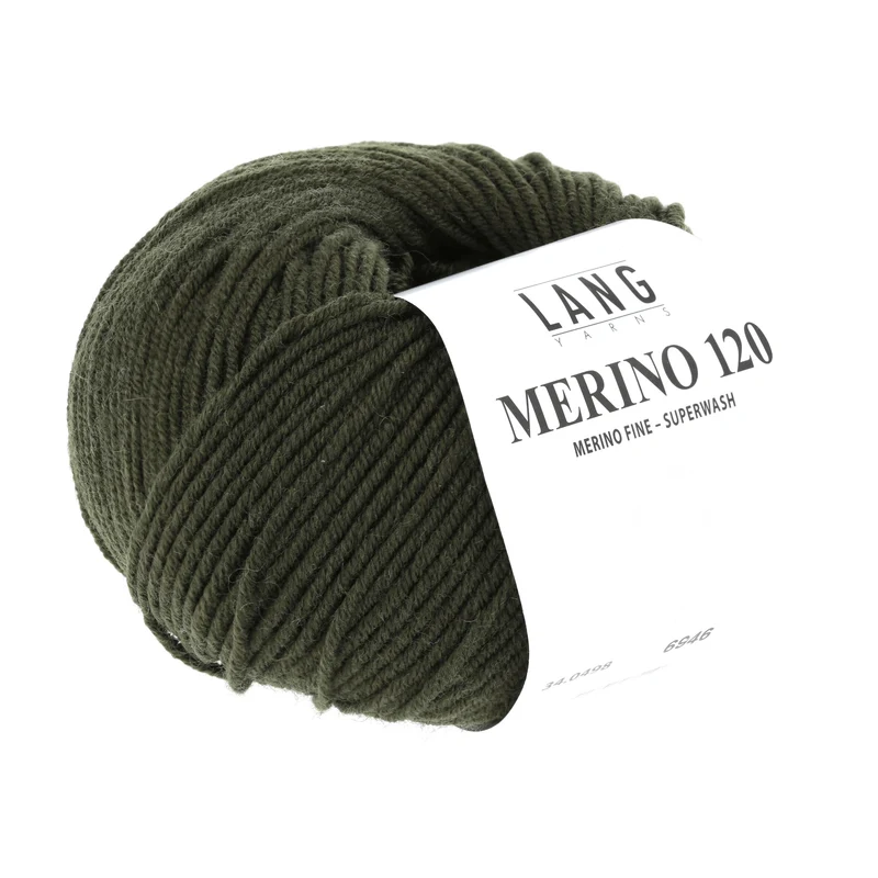 Lang Yarns Merino 120 0498 Bleigrün