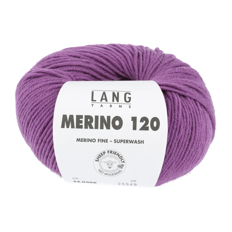 Lang Yarns Merino 120 0446 Lila