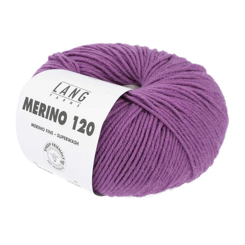 Lang Yarns Merino 120 0446 Lila