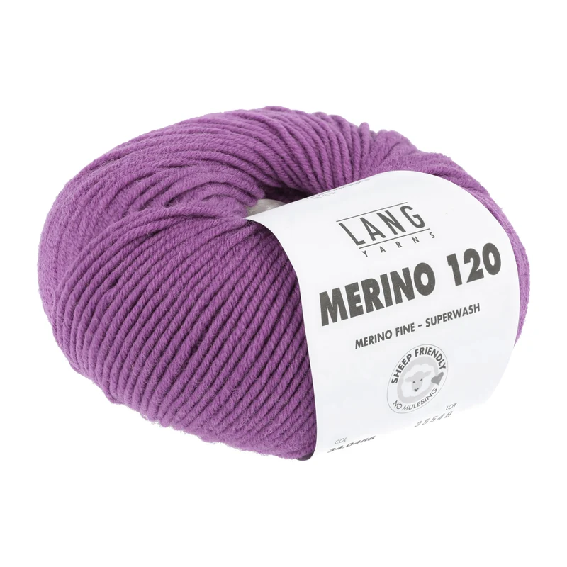 Lang Yarns Merino 120 0446 Lila