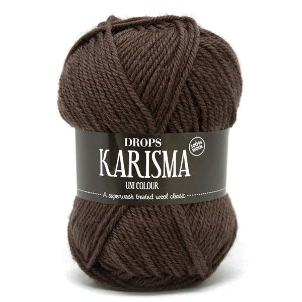 DROPS Karisma Uni Colour 004 Schokoladenbraun