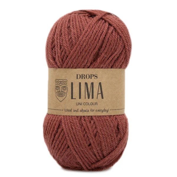 DROPS Lima Uni Colour 9021 Steinrot