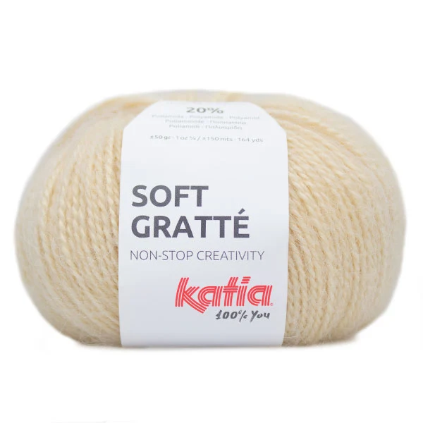 Katia Soft Gratte 070 Hellelfenbeinfarben