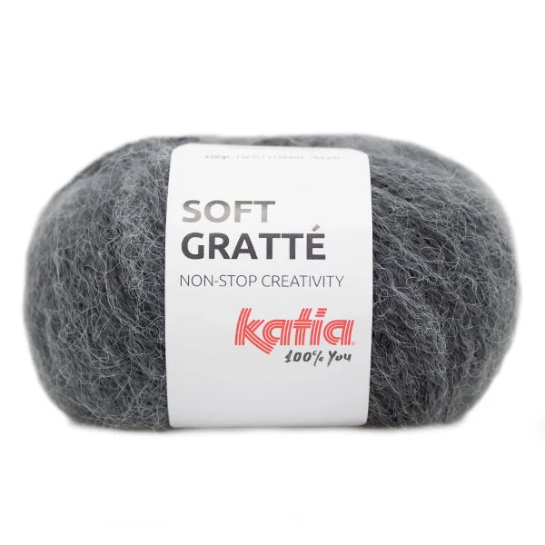 Katia Soft Gratte 077 Mittelgrau
