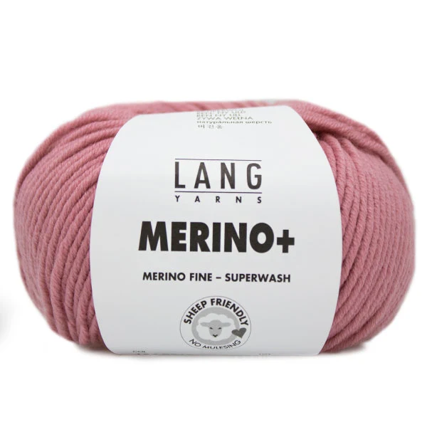 Lang Yarns Merino+ 0219 Rosa