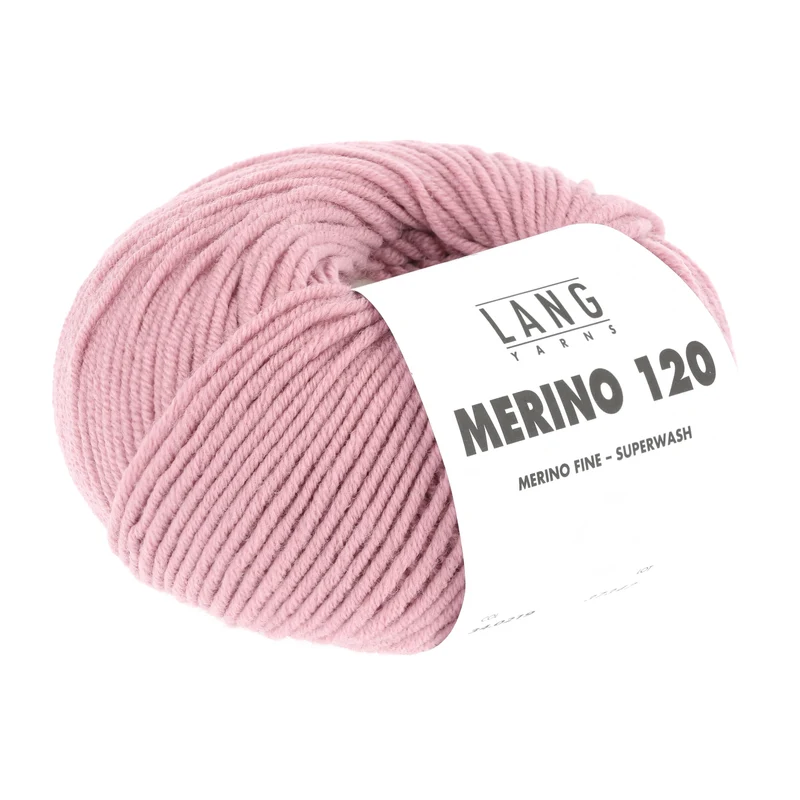 Lang Yarns Merino 120 0219 Rosa