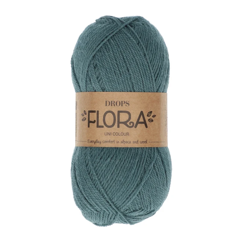 DROPS Flora Uni Colour 23 „Mistig Bos“