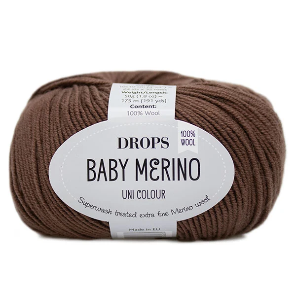 DROPS Baby Merino Uni Colour 052 Schokolade