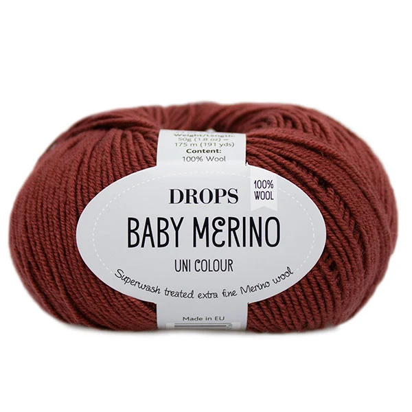 Drops Baby Merino Uni Colour 051 Burgund