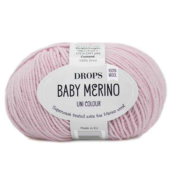 DROPS Baby Merino Uni Colour 054 Puderrosa