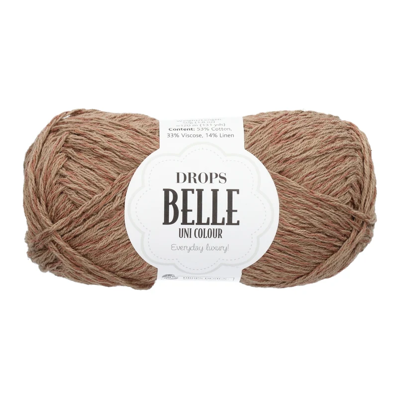 DROPS Belle Uni Colour 25 Waldbraun