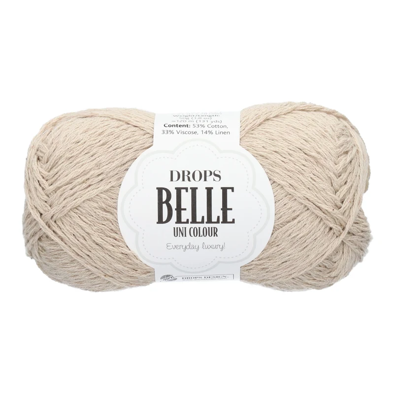 DROPS Belle Uni Colour 24 Sand