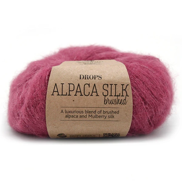 DROPS Brushed Alpaka Silk Uni Colour 008 Heide