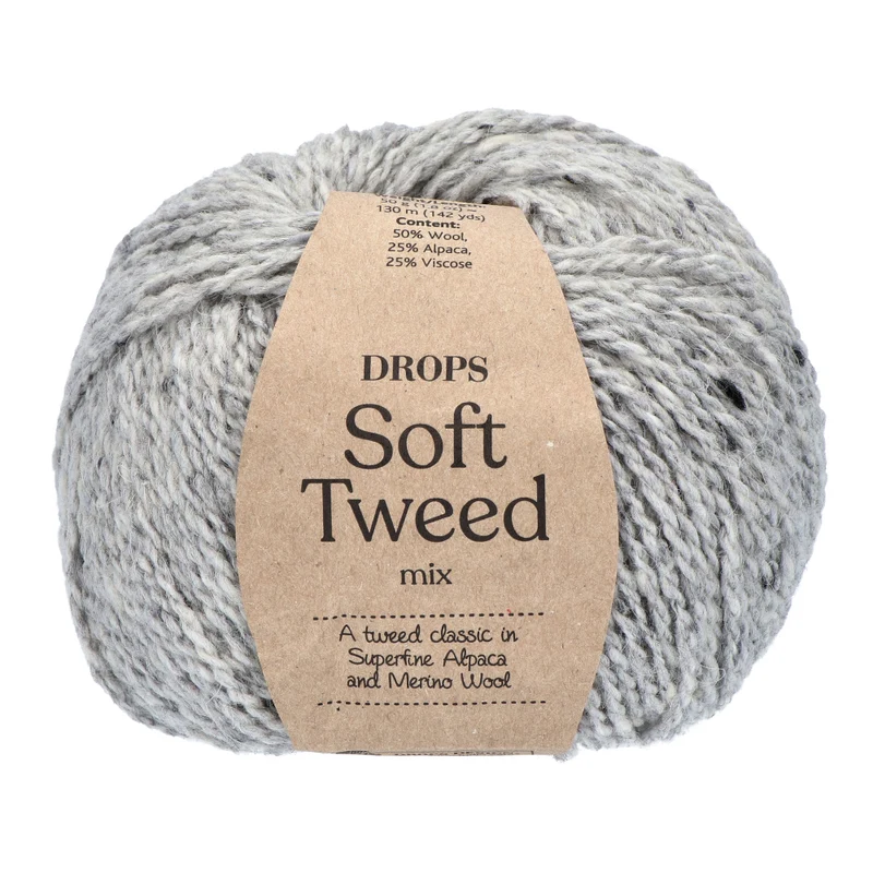 DROPS Soft Tweed Mix 006 Steinchen
