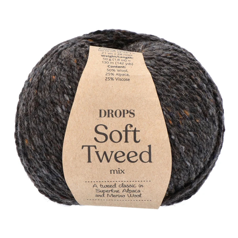 DROPS Soft Tweed Mix 009 Rabe