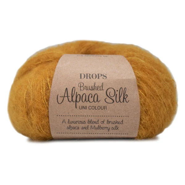 DROPS Brushed Alpaka Silk Uni Colour 019 Kerrie