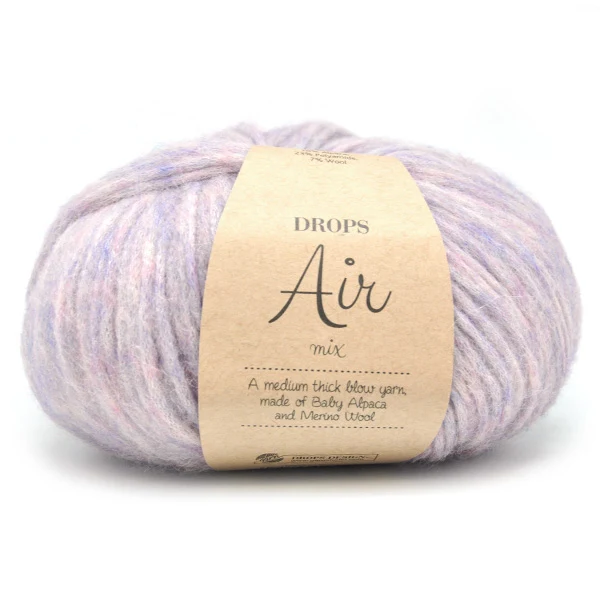 Drops Air Mix 015 Lila Nebel