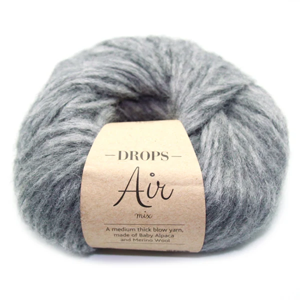 Drops Air Mix 004 Mittelgrau