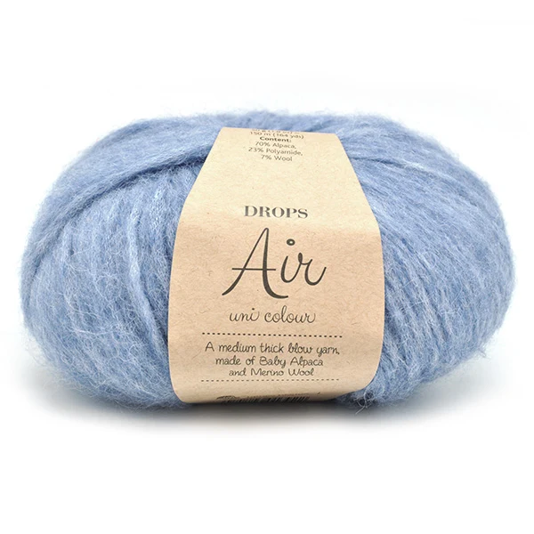 DROPS Air Uni Colour 016 Blau