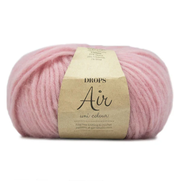 DROPS Air Uni Colour 024 Puderrosa