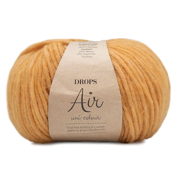 Drops Air Uni Colour 022 Gelb