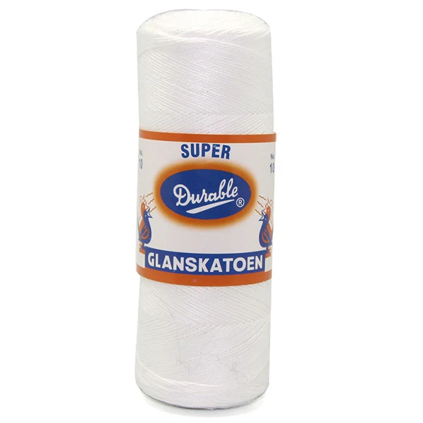 Durable Glanzbaumwolle Nr. 10 09 Weiß