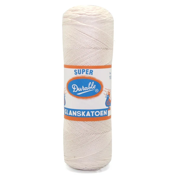 Durable Glanzbaumwolle Nr. 10 Naturweiß 87